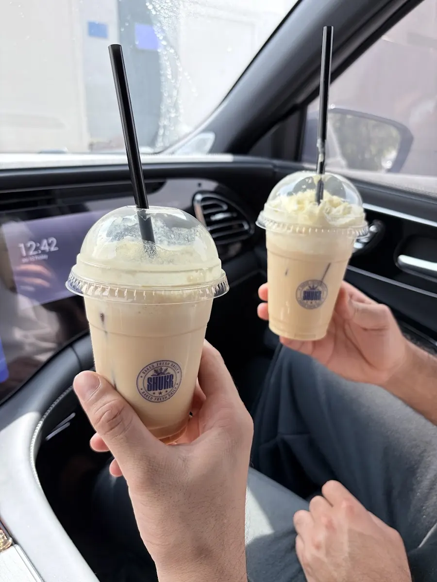 Two SHUKR coffees
